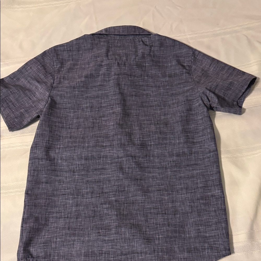 Eddie Bauer Kids' Blue Button-Down Shirt Size 6 - Picture 3 of 3
